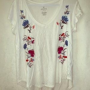 white floral top - american eagle